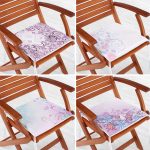 - RealHomes Fermuarlı Sandalye Minderi - Realhomes  4'lü Sarmaşık Çiçekler Tasarımlı Fermuarlı Sandalye Minderi Seti Realhomes