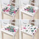 - RealHomes Fermuarlı Sandalye Minderi - Realhomes 4'lü Kaktüs Desen Motifli Fermuarlı Sandalye Minderi Seti Realhomes