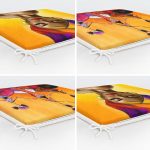 - RealHomes Fermuarlı Sandalye Minderi - Realhomes 4'lü Afrika Bayan Motifli Fermuarlı Sandalye Minderi Seti Realhomes