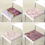 - RealHomes Fermuarlı Sandalye Minderi - Realhomes 4'lü Renkli Mermer Fermuarlı Sandalye Minderi Seti Realhomes