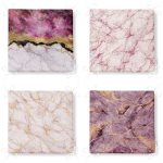 - RealHomes Fermuarlı Sandalye Minderi - Realhomes 4'lü Renkli Mermer Fermuarlı Sandalye Minderi Seti Realhomes