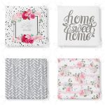 - RealHomes Fermuarlı Sandalye Minderi - Realhomes  4'lü Gri ve Pembe Renklerin Uyumu Konseptli Fermuarlı Sandalye Minderi Seti Realhomes