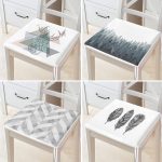 - RealHomes Fermuarlı Sandalye Minderi - Realhomes  4'lü Dijital Baskılı Dekoratif Fermuarlı Sandalye Minderi Seti Realhomes