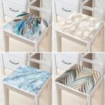 4'lü Dijital Baskılı Dekoratif Fermuarlı Sandalye Minderi Seti Realhomes