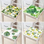 - RealHomes Fermuarlı Sandalye Minderi - Realhomes  4'lü Limon ve Tropikal Yaprak Fermuarlı Sandalye Minderi Seti Realhomes