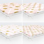 - RealHomes Fermuarlı Sandalye Minderi - Realhomes 4'lü Gold Detaylı Pembe Geometrik Çizimli Fermuarlı Sandalye Minderi Seti Realhomes