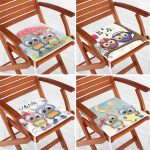 - RealHomes Fermuarlı Sandalye Minderi - Realhomes  4'lü Sevimli Baykuş Motifli Fermuarlı Sandalye Minderi Seti Realhomes