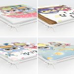 - RealHomes Fermuarlı Sandalye Minderi - Realhomes  4'lü Sevimli Baykuş Motifli Fermuarlı Sandalye Minderi Seti Realhomes