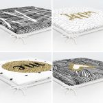 - RealHomes Fermuarlı Sandalye Minderi - Realhomes  4'lü Renkli Zemin Üzerinde Gold Detaylı Yazılı Modern Fermuarlı Sandalye Minderi Seti Realhomes