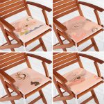 - RealHomes Fermuarlı Sandalye Minderi - Realhomes 4'lü Renkli Zemin Üzerinde Onedraw Çizimli Modern Fermuarlı Sandalye Minderi Seti Realhomes