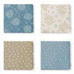 - RealHomes Fermuarlı Sandalye Minderi - Realhomes 4'lü Renkli Zemin Üzerinde Geometrik Çizimli Modern Fermuarlı Sandalye Minderi Seti Realhomes