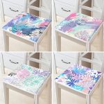 - RealHomes Fermuarlı Sandalye Minderi - Realhomes  4'lü Renkli Yaprak Tropik Yaprak Özel Tasarım Dijital Baskılı Fermuarlı Sandalye Minderi Seti Realhomes