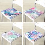 - RealHomes Fermuarlı Sandalye Minderi - Realhomes  4'lü Renkli Yaprak Tropik Yaprak Özel Tasarım Dijital Baskılı Fermuarlı Sandalye Minderi Seti Realhomes