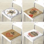 - RealHomes Fermuarlı Sandalye Minderi - Realhomes 4'lü Sevgililer Günü Konseptli Özel Tasarım Modern Kombin Fermuarlı Sandalye Minderi Seti Realhomes