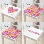 - RealHomes Fermuarlı Sandalye Minderi - Realhomes 4'lü Sevgililer Günü Konseptli Özel Tasarım Modern Kombin Fermuarlı Sandalye Minderi Seti Realhomes