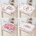 - RealHomes Fermuarlı Sandalye Minderi - Realhomes  4'lü Sevgililer Günü Konseptli Özel Tasarım Modern Kombin Fermuarlı Sandalye Minderi Seti Realhomes