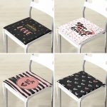 - RealHomes Fermuarlı Sandalye Minderi - Realhomes  4'lü Sevgililer Günü Konseptli Özel Tasarım Modern Kombin Fermuarlı Sandalye Minderi Seti Realhomes