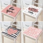 - RealHomes Fermuarlı Sandalye Minderi - Realhomes  4'lü Sevgililer Günü Konseptli Özel Tasarım Modern Kombin Fermuarlı Sandalye Minderi Seti Realhomes