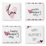 - RealHomes Fermuarlı Sandalye Minderi - Realhomes  4'lü Sevgililer Günü Konseptli Özel Tasarım Modern Kombin Fermuarlı Sandalye Minderi Seti Realhomes