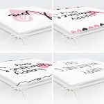 - RealHomes Fermuarlı Sandalye Minderi - Realhomes  4'lü Sevgililer Günü Konseptli Özel Tasarım Modern Kombin Fermuarlı Sandalye Minderi Seti Realhomes