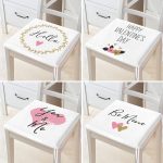 - RealHomes Fermuarlı Sandalye Minderi - Realhomes  4'lü Sevgililer Günü Konseptli Özel Tasarım Modern Kombin Fermuarlı Sandalye Minderi Seti Realhomes