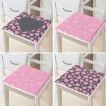 - RealHomes Fermuarlı Sandalye Minderi - Realhomes 4'lü Sevgililer Günü Konseptli Özel Tasarım Modern Kombin Fermuarlı Sandalye Minderi Seti Realhomes