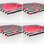 - RealHomes Fermuarlı Sandalye Minderi - Realhomes  4'lü Sevgililer Günü Konseptli Özel Tasarım Modern Kombin Fermuarlı Sandalye Minderi Seti Realhomes