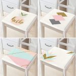 - RealHomes Fermuarlı Sandalye Minderi - Realhomes  4'lü Soft Renkli Özel Tasarım Dekoratif Fermuarlı Sandalye Minderi Seti Realhomes