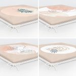 4'lü Bohem Tasarımlı Dijital Baskılı Fermuarlı Sandalye Minderi Seti Realhomes