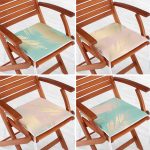 - RealHomes Fermuarlı Sandalye Minderi - Realhomes  4'lü Soft Renkli Özel Tasarım Dekoratif Fermuarlı Sandalye Minderi Seti Realhomes