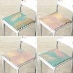 - RealHomes Fermuarlı Sandalye Minderi - Realhomes  4'lü Soft Renkli Özel Tasarım Dekoratif Fermuarlı Sandalye Minderi Seti Realhomes