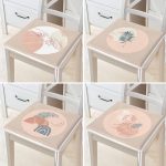 4'lü Özel Tasarım Dijital Baskılı Fermuarlı Sandalye Minderi Seti Realhomes