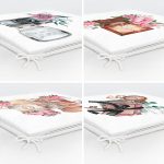 4'lü Özel Tasarım Antika Motifli Dijital Baskılı Modern Fermuarlı Sandalye Minderi Seti Realhomes