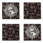 - RealHomes Fermuarlı Sandalye Minderi - Realhomes 4'lü Koyu Renkli Etnik Tasarımlı Dijital Baskılı Modern Fermuarlı Sandalye Minderi Seti Realhomes