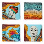 - RealHomes Fermuarlı Sandalye Minderi - Realhomes 4'lü Etnik Tasarımlı Renkli Dijital Baskılı Modern Fermuarlı Sandalye Minderi Seti Realhomes