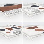 4'lü Özel Tasarım İskandinav Motifli Dijital Baskılı Modern Fermuarlı Sandalye Minderi Seti Realhomes