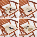 - RealHomes Fermuarlı Sandalye Minderi - Realhomes 4'lü Krem Zeminli Etnik Tasarımlı Dijital Baskılı Modern Fermuarlı Sandalye Minderi Seti Realhomes