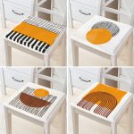 - RealHomes Fermuarlı Sandalye Minderi - Realhomes 4'lü Etnik Çizimli Özel Tasarım Dijital Baskılı Modern Fermuarlı Sandalye Minderi Seti Realhomes