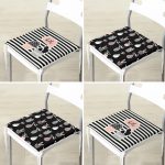 - RealHomes Fermuarlı Sandalye Minderi - Realhomes  4'lü Saksıdaki Çiçekler Özel Tasarım Dijital Baskılı Modern Fermuarlı Sandalye Minderi Seti Realhomes