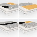 - RealHomes Fermuarlı Sandalye Minderi - Realhomes 4'lü Çizgili Etnik İskandinav Tasarımlı Dijital Baskılı Modern Fermuarlı Sandalye Minderi Seti Realhomes