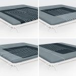 4'lü Açık Füme Renkli Onedraw Çizimli Dijital Baskılı Modern Fermuarlı Sandalye Minderi Seti Realhomes