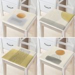 - RealHomes Fermuarlı Sandalye Minderi - Realhomes 4'lü Soft Renkli Özel Tasarım Modern Fermuarlı Sandalye Minderi Seti Realhomes