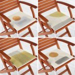 - RealHomes Fermuarlı Sandalye Minderi - Realhomes 4'lü Soft Renkli Özel Tasarım Modern Fermuarlı Sandalye Minderi Seti Realhomes