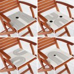 - RealHomes Fermuarlı Sandalye Minderi - Realhomes 4'lü Çizgili Tasarım Krem Zeminli Fermuarlı Sandalye Minderi Seti Realhomes