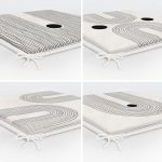 - RealHomes Fermuarlı Sandalye Minderi - Realhomes 4'lü Çizgili Tasarım Krem Zeminli Fermuarlı Sandalye Minderi Seti Realhomes