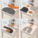 - RealHomes Fermuarlı Sandalye Minderi - Realhomes 4'lü Minimalist Tasarımlı Modern Fermuarlı Sandalye Minderi Seti Realhomes