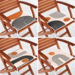 - RealHomes Fermuarlı Sandalye Minderi - Realhomes 4'lü Minimalist Tasarımlı Modern Fermuarlı Sandalye Minderi Seti Realhomes