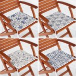 4'lü Kot Zeminde Kristal ve Yaprak Motifli Modern Dekoratif Fermuarlı Sandalye Minderi Seti Realhomes