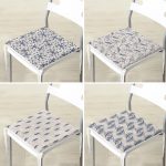 - RealHomes Fermuarlı Sandalye Minderi - Realhomes 4'lü Kot Zeminde Kristal ve Çam Ağacı Motifli Modern Dijital Baskılı Dekoratif Fermuarlı Sandalye Minderi Seti Realhomes