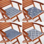 - RealHomes Fermuarlı Sandalye Minderi - Realhomes 4'lü Kot Zemin Üzerinde Yıldız Ve Kristal Taneleri Motifli Özel Tasarım Dijital Baskılı Fermuarlı Sandalye Minderi Seti Realhomes